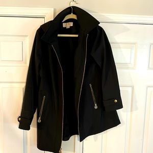 MK Black Rain jacket with hood L